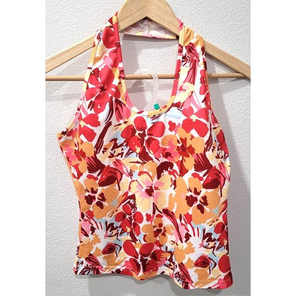 Shein Spring Floral Multicolor Halter Tank Top Size S - Picture 1 of 5